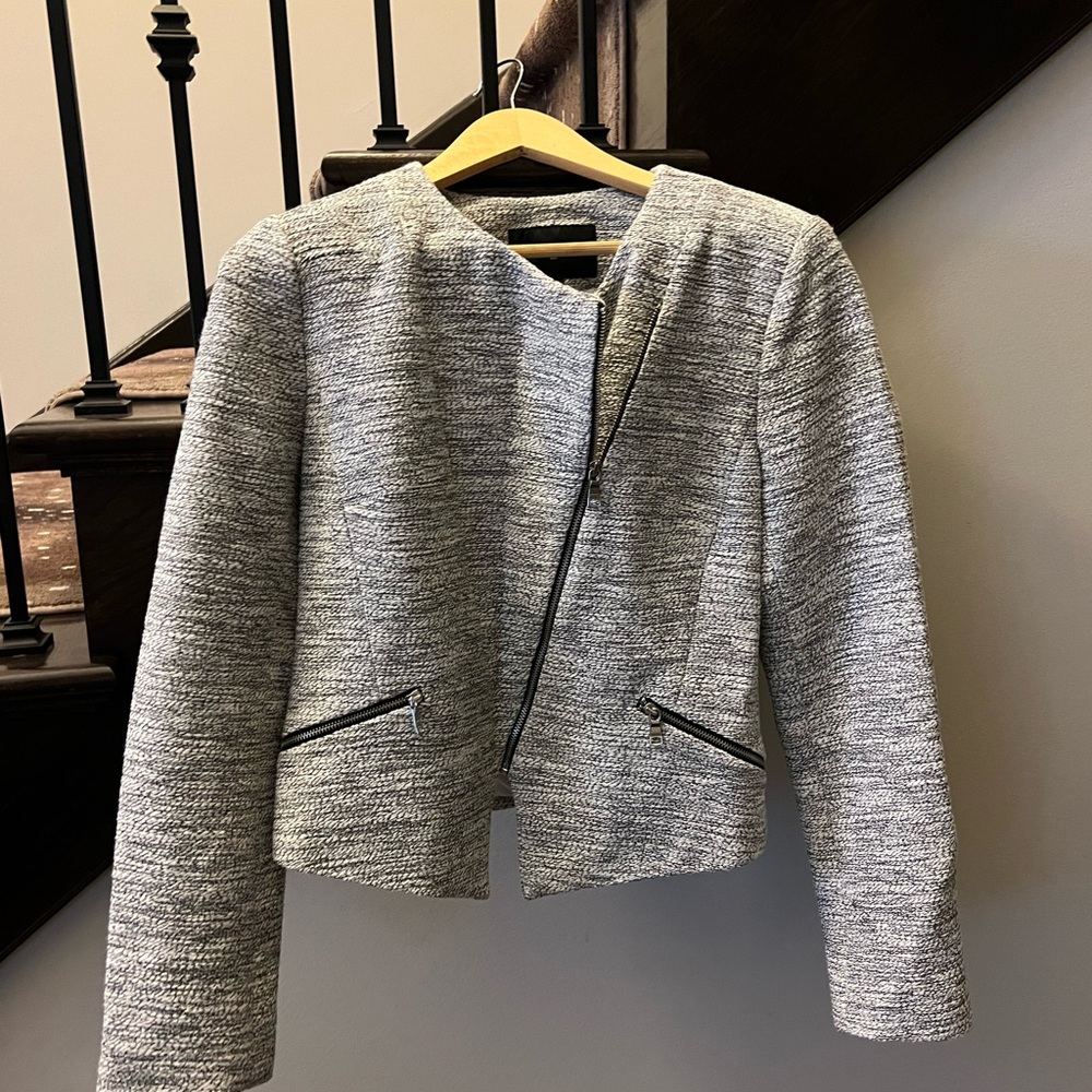 That and black moto jacket